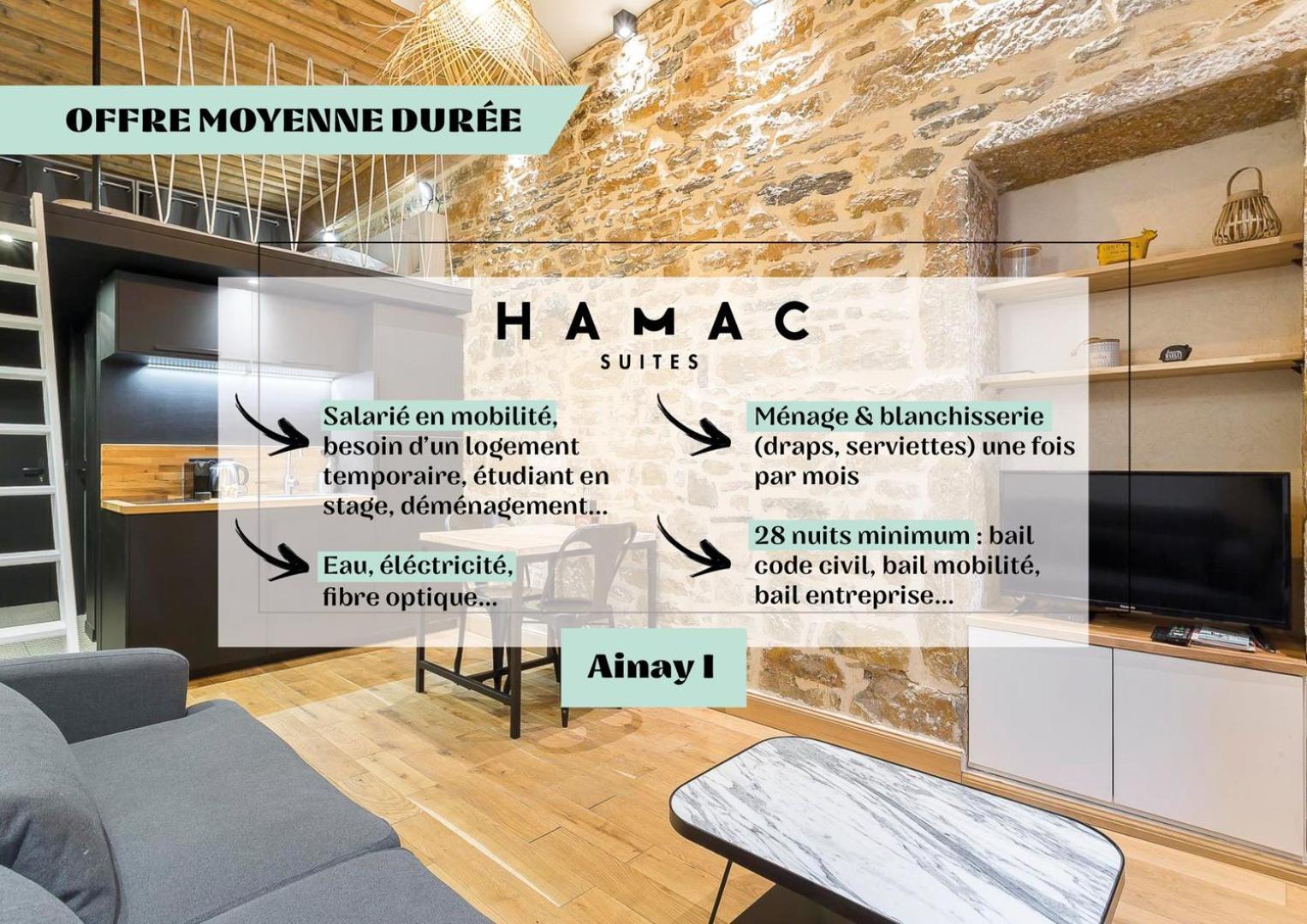 Hamac Suites - Studio Ainay 1 - Hyper Centre Lyon - 2 Personnes Exterior foto